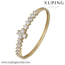 50386 xuping jewelry excellent design cross shape fashion exquisite brass bangle